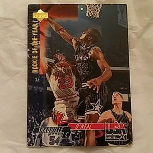 Shaq Vs Jordan Classic Rookie of the Year Card